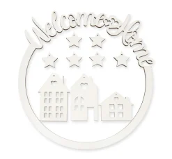 Holzring-Set "Welcome Home"