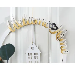 Holzring-Set "Welcome Home"