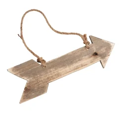 Holz-Schild "Pfeil"