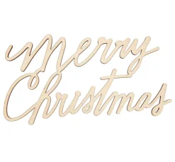 Holzschriftzug "Merry Christmas"