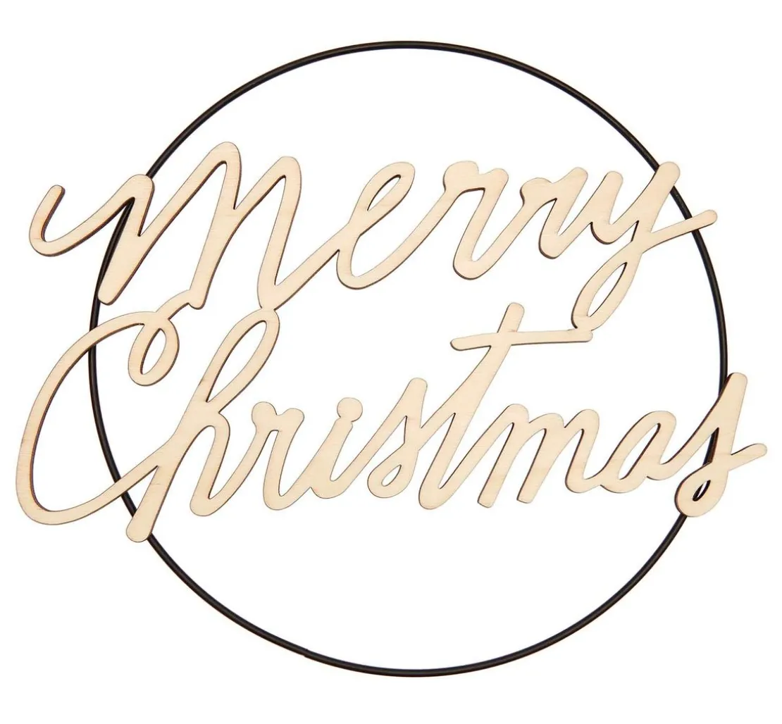 Holzschriftzug "Merry Christmas"