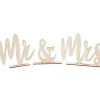 Holz-Schriftzug "Mr & Mrs"