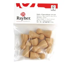 Holz-Spielfigur, 28 mm, 10 Stück