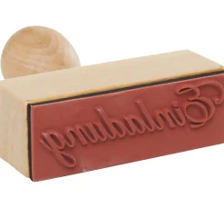 Holzstempel "Einladung"