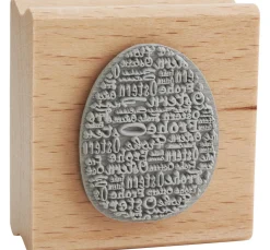 Holzstempel "Frohe Ostern"
