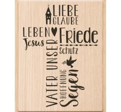 Holzstempel "Vater Unser"
