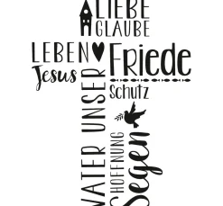 Holzstempel "Vater Unser"