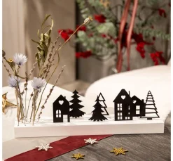 Holzständer für Trockenblumen und Karten