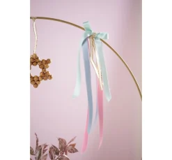 Holzständer für Trockenblumen und Dekoring