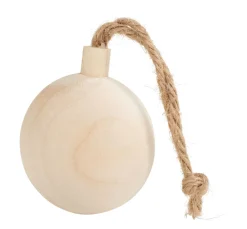 Holz-Weihnachtskugel