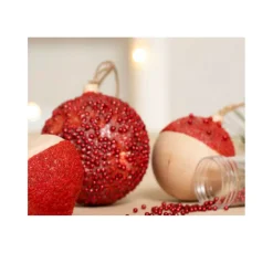 Holz-Weihnachtskugel