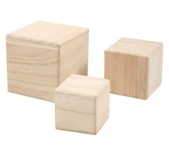 Holzwürfel, 3er-Set