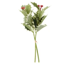 Ilexzweig mit Beeren, 33 cm