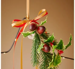 Ilexzweig mit Beeren, 33 cm