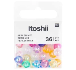 itoshii Perlen-Set "Regenbogen Holographisch"