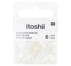 itoshii Perlen-Set "Schleifen Holografisch"