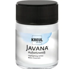 JAVANA Seidenmalfarbe, 50 ml, Aufsetzweiß