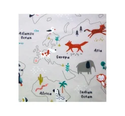 Jersey-Stoff "Weltreise"