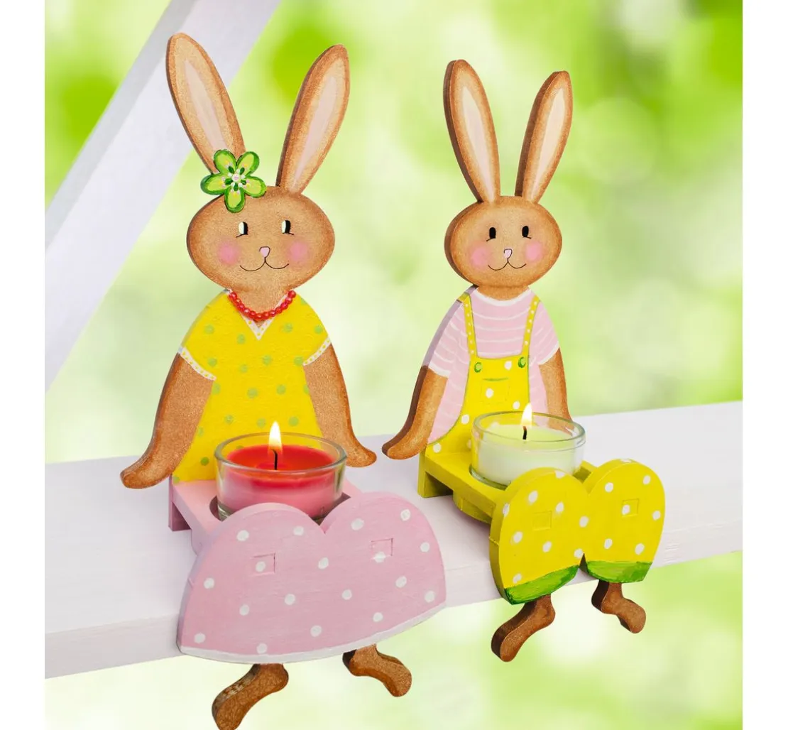 Kantenhocker "Häsin Daisy", MDF-Holz