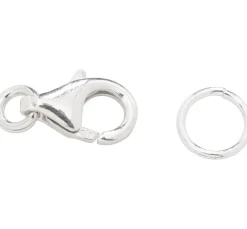 Karabinverschluss, 925er Sterling-Silber