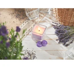 Kerzendochte mit Metallfuß, gewachst