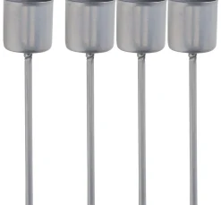 Kerzenhalter mit Spieß für Stabkerzen, 4 Stück