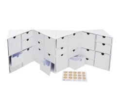 Klappschränkchen mit 24 Schüben