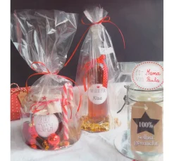 Klarsichtbeutel mit Bodenkarton