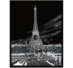 Kratzbild "Eiffelturm"