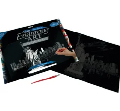 Kratzbild "Freiheitsstatue"