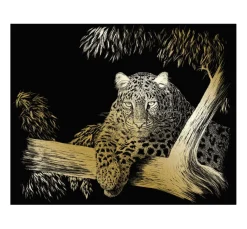 Kratzbild "Gepard"