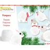 Kreativ-Box "Pompon Weihnachtsanhänger"