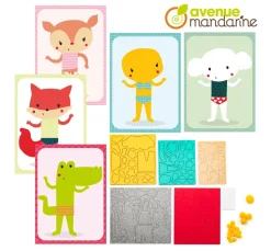 Kreativ-Box "Sticker und Texturen"