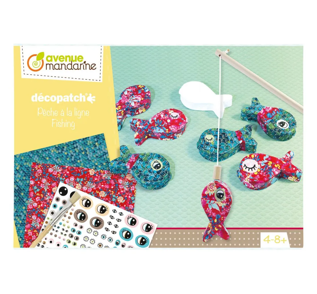 Kreativ-Set Décopatch "Fische angeln"