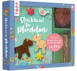 Kreativ-Set "Strickliesel für Pferdefans"