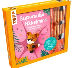 Kreativ-Set "Supersüße Häkelminis. Anleitungsbuch mit Material zum Sofort-Losleg