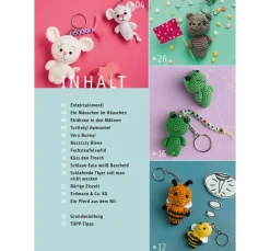 Kreativ-Set "Supersüße Häkelminis. Anleitungsbuch mit Material zum Sofort-Losleg