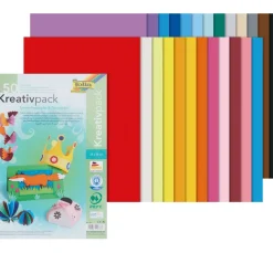 Kreativset Tonpapier & Fotokarton, 50er Set