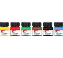 KREUL Acryl Glanzfarben Basis-Set, 6 x 20 ml