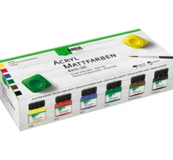 Kreul Acryl Mattfarben Basis-Set, 6x20ml