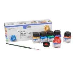 KREUL Acryl Metallicfarben Creativ-Set