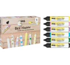KREUL Candle Pen "Bee Happy", 6er Set