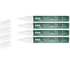 KREUL Chalky Kreide Marker Weiß 4er-Set