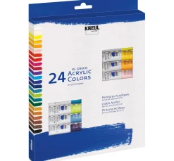 KREUL el Greco Acrylic-Set, 24 x 12 ml Tuben