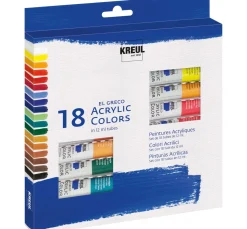 KREUL el Greco Acrylic-Set, 18 x 12 ml Tuben