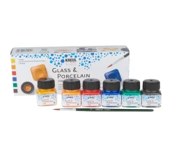 KREUL Glass & Porcelain "Clear-Set"