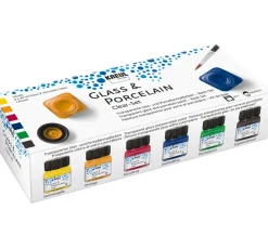 KREUL Glass & Porcelain "Clear-Set"