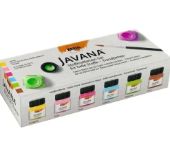 KREUL Javana Stoffmalfarben-Set für helle Stoffe "Trendfarben"