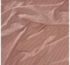 Krinkel-Musselin Baumwoll-Stoff mit Hot-Foil Effekt 