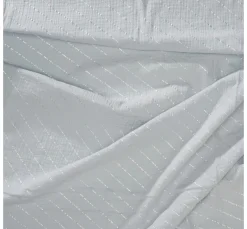 Krinkel-Musselin Baumwoll-Stoff mit Hot-Foil Effekt 